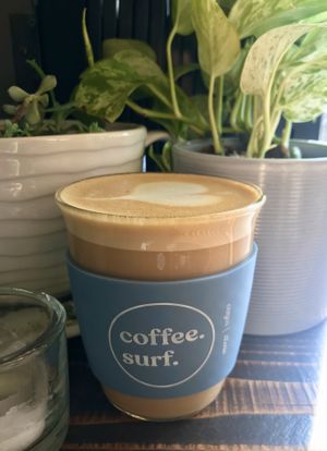 The perfect oat flat white ☕️  at Old Crow Coffee Co. & Moodswing Coffee in New Westminster