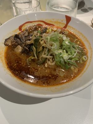 Vegan Miso Ramen  at Pink Head Noodle Bar in Malmo