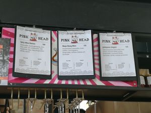 Choices at Pink Head Noodle Bar in Malmo