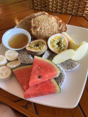 Best fruit variety so far ❤️  at Like Coffee in Cat Ba