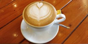 Cafe latte at Like Coffee in Cat Ba