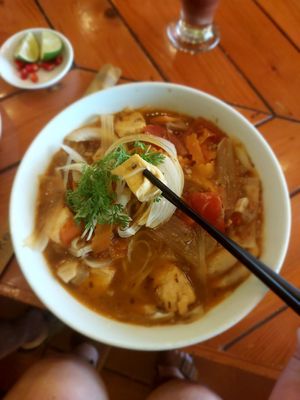 Bun Bo Hue at Like Coffee in Cat Ba