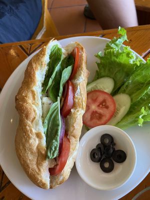 Classic baguette  at Like Coffee in Cat Ba