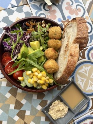 Falafel bowl  at Like Coffee in Cat Ba