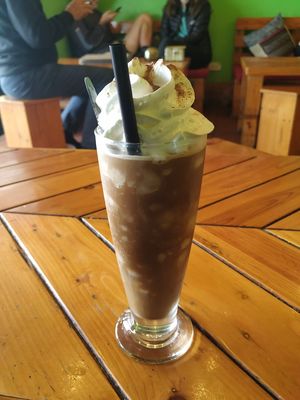 Coconut frappucino😋 at Like Coffee in Cat Ba