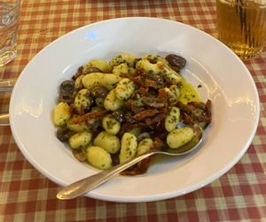 Pesto Gnoochi  at Arrivederci Pizzeria in Milton