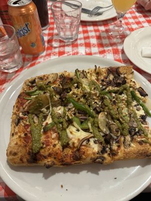 Vegan vegetable pizza   at Arrivederci Pizzeria in Milton