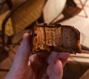 Vegan twix chocolate with gelato middle   at Arrivederci Pizzeria in Milton