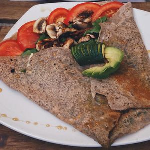 Savoury Crepe at Hibiscus in Toronto