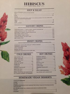 CURRENT menu! at Hibiscus in Toronto