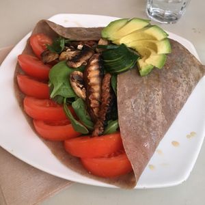 Mozzarella crepes  at Hibiscus in Toronto