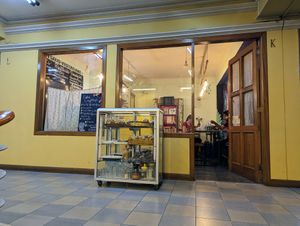 Front of the restaurant. Located on the second floor of Galería Paladium. at Cafe Lurathapi Vegan Food - Maybe closed in La Paz