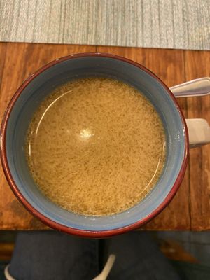 Café au lait de coco  at Cafe Lurathapi Vegan Food - Maybe closed in La Paz