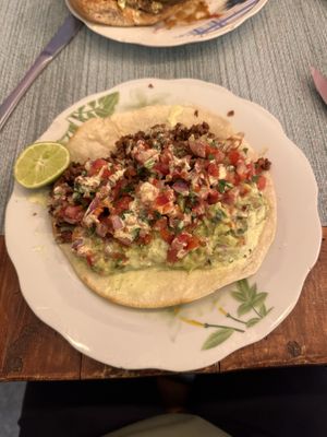 Taco  at Cafe Lurathapi Vegan Food - Maybe closed in La Paz