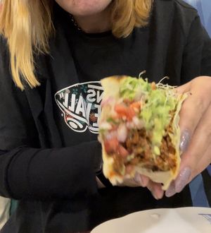 Tacos lotados!  at Cafe Lurathapi Vegan Food - Maybe closed in La Paz