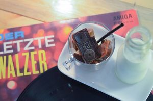 Ice Cubed Houjicha Latte (taken from their Facebook Page)
 at Stars Picker Audio Cafe in Petaling Jaya