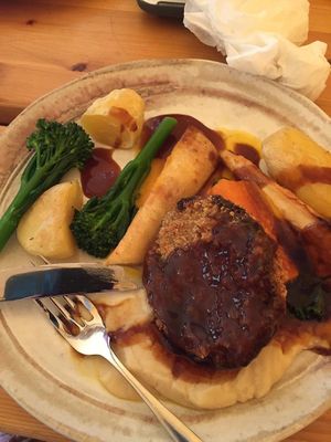 Mushroom Kiev - amazing! at The Boars Head in Walgherton