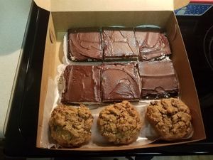 Vegan brownies and cookies at You Eat I Bake in Myrtle Beach