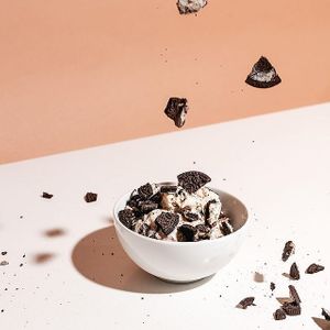 Cookies and cream ice-cream!  at Virtuous Pie - UBC in Vancouver