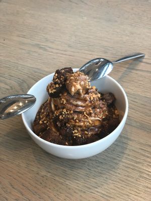 Soft serve ice cream at Virtuous Pie - UBC in Vancouver