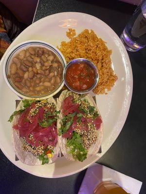   at Plaza Cafe in Santa Fe