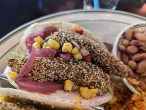 Avocado Taco at Plaza Cafe in Santa Fe