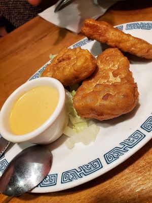 Ocean nuggets at Merit Vegan Restaurant in Sunnyvale