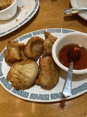 Potstickers at Merit Vegan Restaurant in Sunnyvale