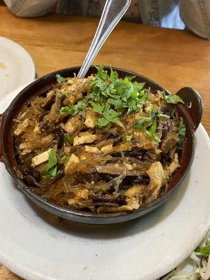 Clay pot rice at Merit Vegan Restaurant in Sunnyvale