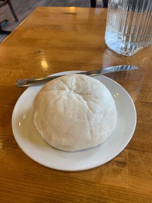 Steamed bun at Merit Vegan Restaurant in Sunnyvale