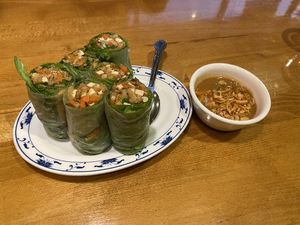 Fresh Spring Rolls at Merit Vegan Restaurant in Sunnyvale