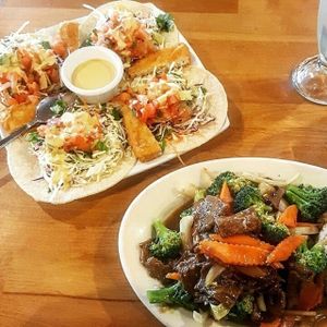 awesome lunch! at Merit Vegan Restaurant in Sunnyvale