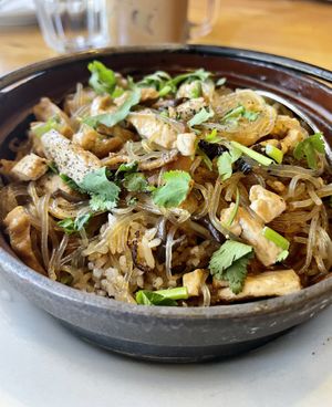 Clay pot - delicious!   at Merit Vegan Restaurant in Sunnyvale