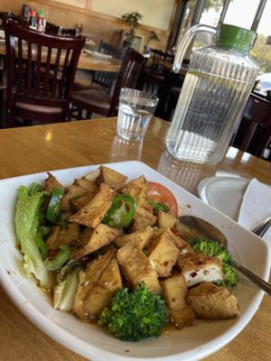   at Merit Vegan Restaurant in Sunnyvale