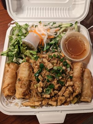 29 vermicelli plate at Merit Vegan Restaurant in Sunnyvale