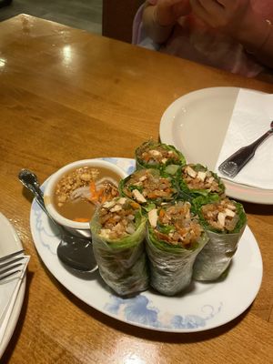 Spring rolls — better than all other restaurants  at Merit Vegan Restaurant in Sunnyvale