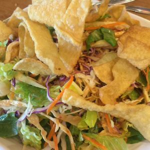 delicious salad  at Merit Vegan Restaurant in Sunnyvale