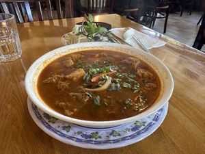   at Merit Vegan Restaurant in Sunnyvale