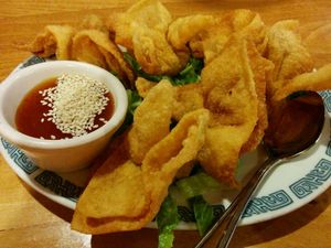 fried wonton - okay at Merit Vegan Restaurant in Sunnyvale