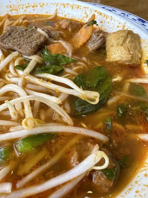 Saigon Noodle Soup  at Merit Vegan Restaurant in Sunnyvale