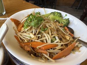   at Merit Vegan Restaurant in Sunnyvale