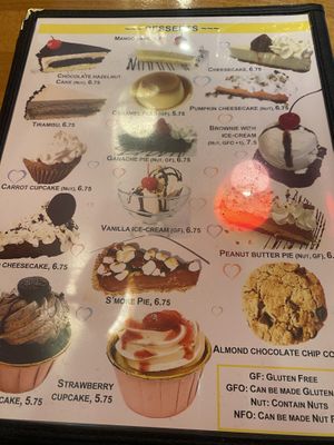 Dessert Menu - Had to Order a Flan for Take Away 🥰 GF Options Available for the GF Baddies 🎉  at Merit Vegan Restaurant in Sunnyvale