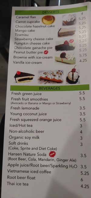 Menu 5 of 6 at Merit Vegan Restaurant in Sunnyvale