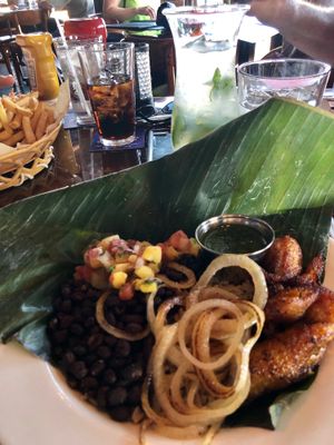 Key west banana leaf at Riverwalk at Tin City in Naples