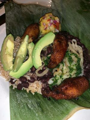 Key west banana leaf with added avocado  at Riverwalk at Tin City in Naples