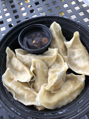 Steamed Vegetable Dumplings  at JoJo Asian Cafe in Cassadaga