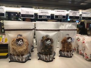 Selling Vegetarian, Vegan, non-vegetarian bread and bun at Duke Bakery - United Square in Central Singapore