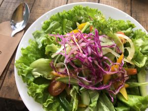 Village salad with passion fruit dressing at An Cafe in Da Lat