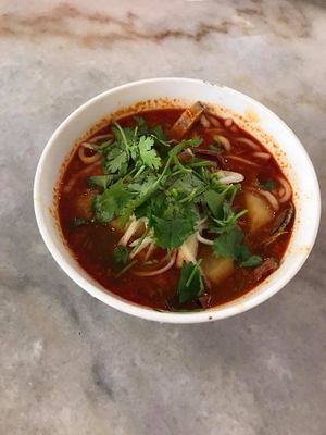 noodles at KKKH Veggie in Batu Pahat