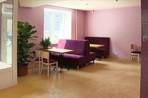 Interior at Ganga Cafe in Moscow